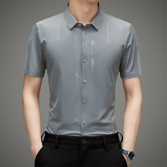 ✨Men's Stretch Anti-Wrinkle Ice Silk Shirt(49% OFF)