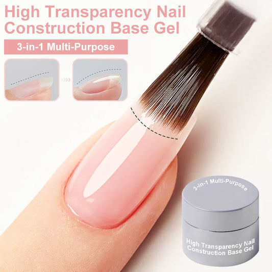 ✨️💅3-in-1 Multi-Purpose High Transparency Nail Construction Base Gel