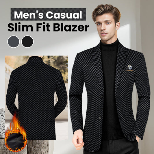🔥Warm and stylish✨Men's Slim-fit Casual Suit Jacket