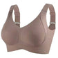 🎁Buy 1 Get 3 Packs💕Women's Ribbed Push Up Adjustable Wireless Bra🌸