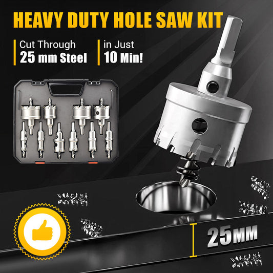 🛠️🔩Carbide-Tipped Hole Cutter for Metal