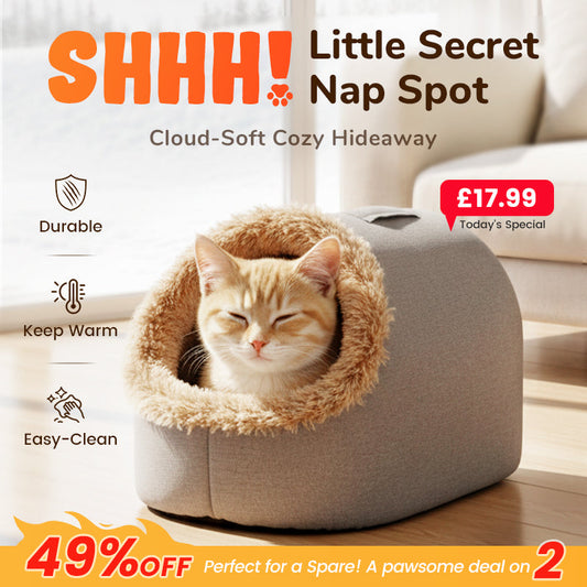 💥HOT SALE 49% OFF🐾Winter Warm Pet Cave Bed