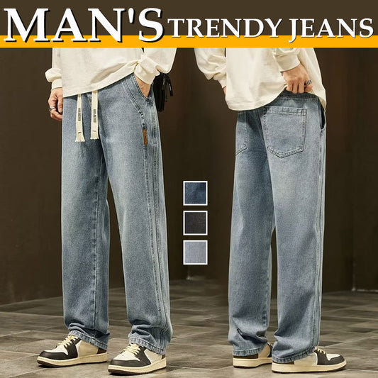 💥HOT SALE 49% OFF🎁Men's Loose Straight Jeans