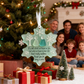 🌊Snowflake-Shaped Sea Glass Friendship Decor❄✨ Shaped by Nature & Crafted by Hand!2
