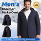 🔥Men’s Thermal Thick Hooded Parka Coat -🧥Windproof, Water-resistant, Maintains body temperature!