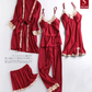 💖Limited Sale 49% OFF💖5 Piece Ice Silk Pajamas