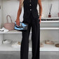 🌸Summer Hot Sale 49%OFF🌸Women's Sleeveless Top and Full-Length Pants Set
