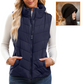 💖HOT SALE 65% OFF✨️Womens Sleeveless Zip Up Puffer Vest💗-Cozy Without Bulk