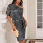 💃Last Day Sales - 49% OFF🎉Women's One Shoulder Sequin Sparkling Party Club Dress✨