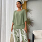 🔥LAST DAY SALE - 49% OFF🔥Women’s Printed Pants and Crew Neck Top Set