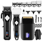 High - Power 3 - Piece Electric Hair Clippers Set for Men's Home Haircut