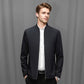 👑Casual jacket with stand-up collar and zip fastening for men