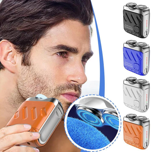 ⏱️Portable Rotary Dual Ring Electric Shaver🧔