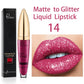 🔥New Year Sale  49% OFF - Diamond Lip Gloss Matte To Glitter Liquid Lipstick🎁Buy 3 pay 2