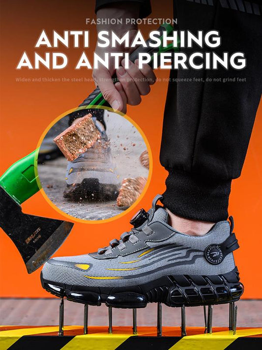 Knob Anti-Smash Anti-Slip Safety Sneakers