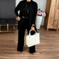 🍂Autumn New Arrivals - 70% Off💥Elegant Longline Cardigan Top & Pants 3-Pieces Set