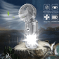 🌞Portable Stretchable Solar Lithium Battery Electric Fan + Emergency Light