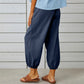 🧵2025 New Women's Summer Cotton Linen Trousers Nine Minute Trousers🍃
