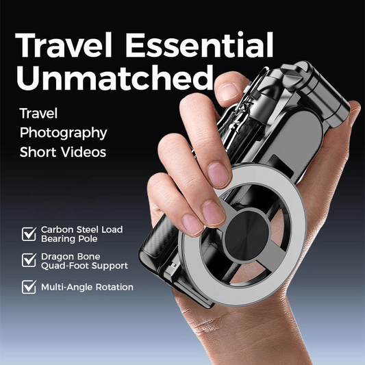 🔥Hot Sale（💥49%OFF）🔥4-in-1 Multifunctional 360° Rotation Magnetic Selfie Stick