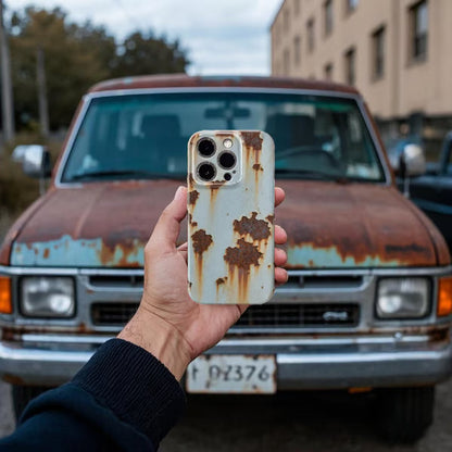🔥2025 NEW ARRIVAL 🔩Vintage Rust Hard Case For iPhone-✈️✈️Free shipping on purchases over £30✈️✈️