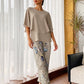 🔥LAST DAY SALE - 49% OFF🔥Women’s Printed Pants and Crew Neck Top Set