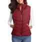 💖HOT SALE 65% OFF✨️Womens Sleeveless Zip Up Puffer Vest💗-Cozy Without Bulk