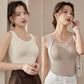 🔥 Cozy & Supported: Thickened Warm Tank Top with Shelf Bra! ❄️👙