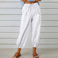 🧵2025 New Women's Summer Cotton Linen Trousers Nine Minute Trousers🍃