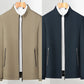 👑Casual jacket with stand-up collar and zip fastening for men