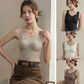 🔥 Cozy & Supported: Thickened Warm Tank Top with Shelf Bra! ❄️👙