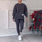 👚 Cozy & Chic: Women’s Casual Sweatshirt & Leggings Set! 🍂🛍️