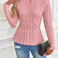 🎅🔥Buy 2 get free shipping⏳Women's Chunky-Knitted Crew Neck Peplum Sweater