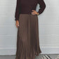 💖 Women's Solid Color Long Sleeve Jumper & Pleated Bottom Dress💖