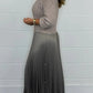 💖 Women's Solid Color Long Sleeve Jumper & Pleated Bottom Dress💖