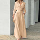 🏖️Summer Hot Sale 49% OFF🌼Elegant two-piece set: long-sleeved top with cuffs and high-waisted pants