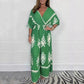 Women’s V-Neck Wide Leg Jumpsuit（49% OFF）