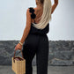 💕Limited Sale 49% OFF💕Women's Sleeveless Wide Leg Jumpsuit