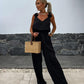 💕Limited Sale 49% OFF💕Women's Sleeveless Wide Leg Jumpsuit