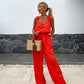 💕Limited Sale 49% OFF💕Women's Sleeveless Wide Leg Jumpsuit