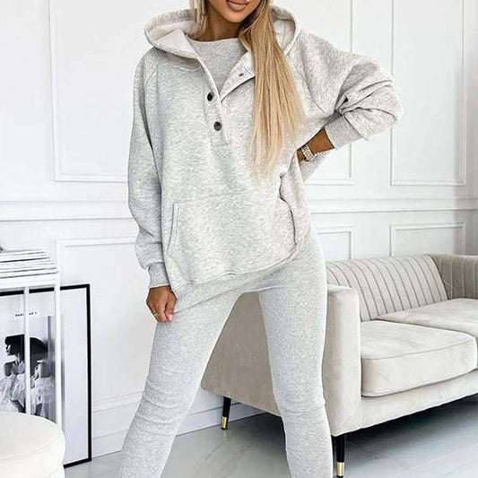 💜 LAST DAY PROMOTION - 50%OFF 💜 Hooded Casual and Comfortable Sweatshirt Suit