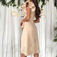 🎉Order now and save 49%🎁Sexy short sleeve dress with ruffled V neck