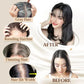 💁‍♀️ Natural Hair Toppers with Bangs – Undetectable Volume & Style! ✨👩🦰