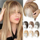 💁‍♀️ Natural Hair Toppers with Bangs – Undetectable Volume & Style! ✨👩🦰