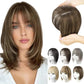 💁‍♀️ Natural Hair Toppers with Bangs – Undetectable Volume & Style! ✨👩🦰
