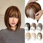 💁‍♀️ Natural Hair Toppers with Bangs – Undetectable Volume & Style! ✨👩🦰