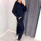 🔥LAST DAY 60% OFF✨Women's Crew Neck Top & Drawstring Pants Set