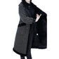 🍂Autumn-Winter Sale – Up to 65% Off❄️ Women's Double Breasted Overcoat with Plush Lining