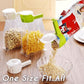 🔒 Seal & Pour Food Storage Bag Clip – No More Spills, No More Waste! 🥜🍛