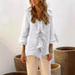 🌸2025 HOT SALE 49% OFF🌸Women's Ruffle Collar Blouse with Bell Sleeves