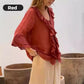 🌸2025 HOT SALE 49% OFF🌸Women's Ruffle Collar Blouse with Bell Sleeves